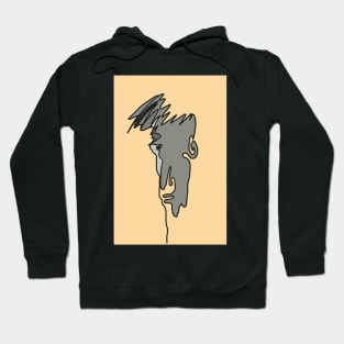 Unbroken Line drawing Hoodie